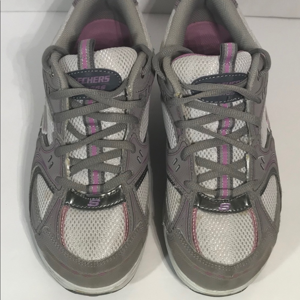 Women’s Skechers Shape-Ups Shoes Size 8 Gray Pink